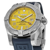 Breitling Avenger II Seawolf Yellow Dial Blue Rubber Strap 45mm Mens Watch - A1733110/I519/157S Buy Now By Breitling