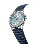 Breitling Super Chronomat Automatic 38 Diamonds Blue Dial Blue Rubber Strap Watch for Women - A17356531C1S1 Buy Now By Breitling