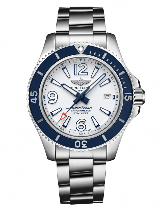 Breitling Superocean 42mm White Dial Silver Steel Strap Watch for Men - A17366D81A1A1 Buy Now By Breitling