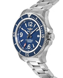 Breitling Superocean Automatic 42mm Blue Dial Silver Steel Strap Watch for Men - A17366D81C1A1 Buy Now By Breitling