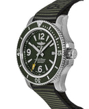 Breitling Superocean Automatic 44mm Outerknown Green Dial Green Nylon Strap Watch for Men - A17367A11L1W1 Buy Now By Breitling