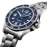 Breitling Superocean Automatic 42mm Blue Dial Silver Steel Strap Watch for Men - A17366D81C1A1 Buy Now By Breitling