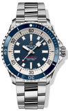 Breitling Superocean Automatic 42mm Blue Dial Silver Steel Strap Watch for Men - A17375E71C1A1 Buy Now By Breitling