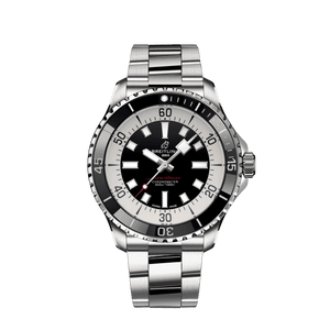 Breitling Superocean Automatic 44mm Black Dial Silver Steel Strap Watch for for Men - A17376211B1A1 Buy Now By Breitling