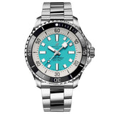 Breitling Superocean Automatic 44mm Turquoise Dial Silver Steel Strap Watch for Men - A17376211L2A1 Buy Now By Breitling