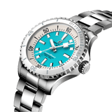 Breitling Superocean Automatic 36 Turquoise Dial Silver Steel Strap Watch for Men - A17377211C1A1 Buy Now By Breitling