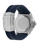 Breitling Superocean Automatic 46 Blue Dial Blue Rubber Strap Watch for Men - A17378E71C1S1 Buy Now By Breitling