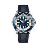 Breitling Superocean Automatic 46 Blue Dial Blue Rubber Strap Watch for Men - A17378E71C1S1 Buy Now By Breitling