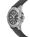 Breitling Colt Automatic 44mm Black Dial Rubber Strap Mens Watch - A1738811/BD44/152S Buy Now By Breitling