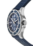 Breitling Superocean II 44mm Blue Dial Blue Rubber Strap Watch for Men - A17392D8/C910/158S/A20SS.1 Buy Now By Breitling