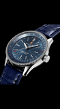 Breitling Navitimer Automatic 35 Blue Dial Blue Leather Strap Watch for Men - A17395161C1P1 Buy Now By Breitling