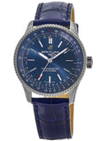 Breitling Navitimer Automatic 35 Blue Dial Blue Leather Strap Watch for Men - A17395161C1P1 Buy Now By Breitling