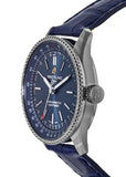 Breitling Navitimer Automatic 35 Blue Dial Blue Leather Strap Watch for Men - A17395161C1P1 Buy Now By Breitling