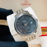Omega De Ville Prestige Co-Axial Automatic Grey Dial Silver Steel Strap Watch for Men - 424.10.40.20.06.001 Buy Now By Omega