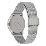 Calvin Klein Minimal White Dial Silver Mesh Bracelet Watch for Men - K3M22126 Buy Now By Calvin Klein