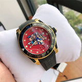Gucci Dive Quartz Red Dial Black Rubber Strap Watch For Men - YA136325 Buy Now By Gucci