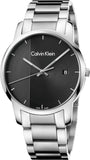 Calvin Klein City Chronograph Black Dial Silver Steel Strap Watch for Men - K2G2G14Y Buy Now By Calvin Klein
