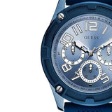 Guess Delta Blue Dial Blue Silicone Strap Watch for Men - GW0051G4 Buy Now By Guess