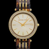 Michael Kors Darci Gold Dial Brown Two Tone Steel Strap Watch for Women - MK4326 Buy Now By Michael Kors