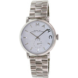 Marc Jacobs Baker White Dial Silver Steel Strap Watch for Women - MBM3242 Buy Now By Marc Jacobs