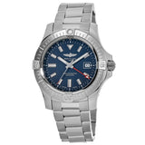 Breitling Avenger Automatic GMT 45 Blue Dial Silver Steel Strap Watch for Men - A32395101C1A1 Buy Now By Breitling