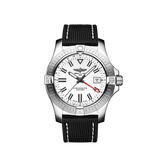 Breitling Avenger Automatic GMT 43 White Dial Black Nylon Strap Watch for Men - A32397101A1X1 Buy Now By Breitling