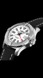 Breitling Avenger Automatic GMT 43 White Dial Black Nylon Strap Watch for Men - A32397101A1X1 Buy Now By Breitling