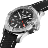 Breitling Avenger Automatic GMT 43 Black Dial Black Nylon Strap Watch for Men - A32397101B1X1 Buy Now By Breitling