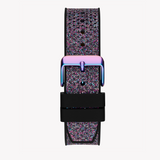 Guess Multifunction Analog Purple Dial Black Rubber Strap Watch For Women - GW0620L4 Buy Now By Guess