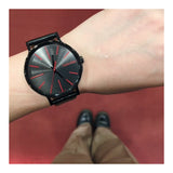 Calvin Klein Boost Black Dial Black Leather Strap Watch for Men - K7Y214CY Buy Now By Calvin Klein