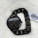 Michael Kors Slim Runway Black Dial Black Steel Strap Watch for Women - MK3317 Buy Now By Michael Kors