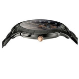 Versace Univers Quartz Black Dial Black Steel Strap Watch for Men - VEBK00618 Buy Now By Versace