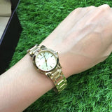 Burberry The City Gold Dial Gold Steel Strap Watch for Women - BU9227 Buy Now By Burberry