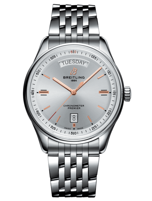 Breitling Premier Automatic Day & Date 40mm Stainless Steel Mens Watch - A45340211G1A1 Buy Now By Breitling