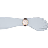 Coach Slim Easton Silver Dial Brown Leather Strap Watch for Women - 14502694 Buy Now By Coach