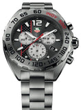 Tag Heuer Formula 1 Chronograph Grey Dial Silver Steel Strap Watch for Men - CAZ1114.BA0877 Buy Now By Tag Heuer