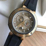 Versace V Extreme Chronograph Brown Tone Dial Black Rubber Strap Watch for Men - VCN030017 Buy Now By Versace