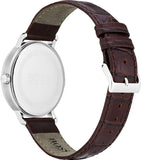 Hugo Boss Corporal Blue Dial Brown Leather Strap Watch for Men - 151363 Buy Now By Hugo Boss