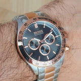 Hugo Boss Ikon Grey Dial Two Tone Steel Strap Watch for Men - 1513339 Buy Now By Hugo Boss