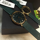 Marc Jacobs Baker Mini Green Dial Green Leather Strap Watch for Women - MBM1272 Buy Now By Marc Jacobs