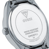 Guess Luna Diamonds Blue Dial Silver Steel Strap Watch for Women - GW0307L1 Buy Now By Guess