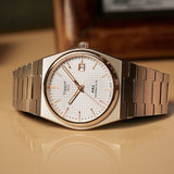 Tissot PRX Quartz Silver Dial Silver Steel Strap Watch for Men - T137.410.11.031.00 Buy Now By Tissot