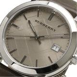 Burberry The City Grey Dial Leather Strap Watch for Men - BU9020 Buy Now By Burberry