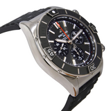 Breitling Super Chronomat B01 44 Black Dial Black Rubber Strap Watch for Men - AB0136251B2S1 Buy Now By Breitling