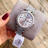 Michael Kors Parker Silver Dial Silver Stainless Steel Strap Watch for Women - MK6483 Buy Now By Michael Kors