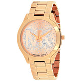 Michael Kors Slim Runway Rose Gold Dial Rose Gold Steel Strap Watch for Women - MK3591 Buy Now By Michael Kors