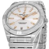 Breitling Chronomat 32 Diamonds White Dial Silver Steel Strap Watch for Women - A77310101A3A1 Buy Now By Breitling
