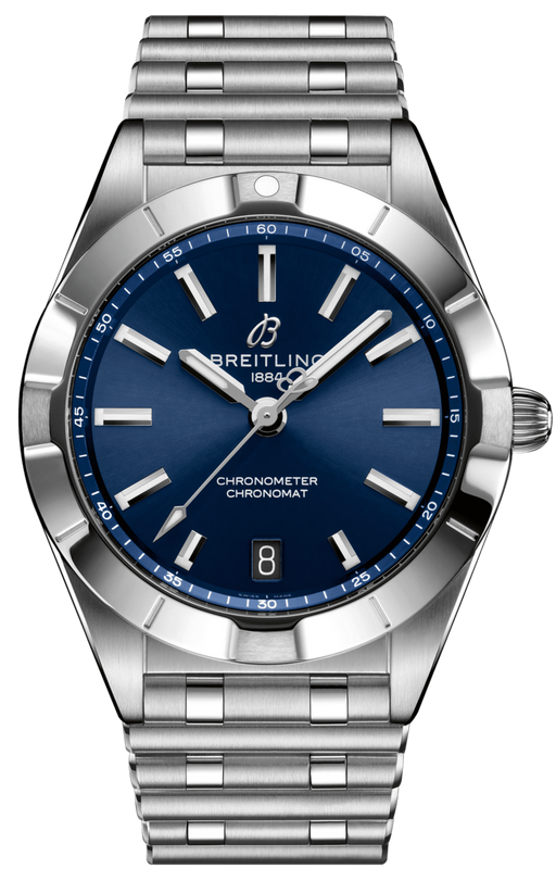 Breitling Chronomat 32 Blue Dial Silver Steel Strap Watch for Women - A77310101C1A1 Buy Now By Breitling