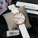 Guess Solar White Dial White Rubber Strap Watch For Women - W1135L1 Buy Now By Guess