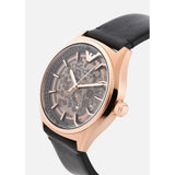 Emporio Armani Meccanico Black Dial Black Leather Watch For Men - AR60004 Buy Now By Emporio Armani